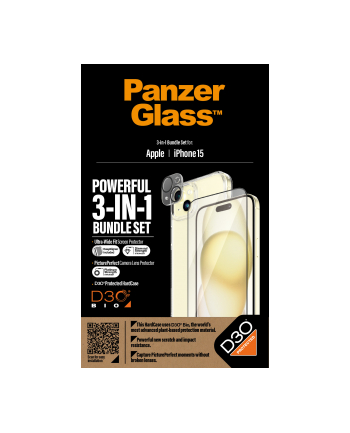 Panzerglass Etui Hardcase Do Apple Iphone 15 Przezroczysty Szkło Hartowane Ultra Wide Fit Na Obiektyw Pictureperfect Lens Darmow