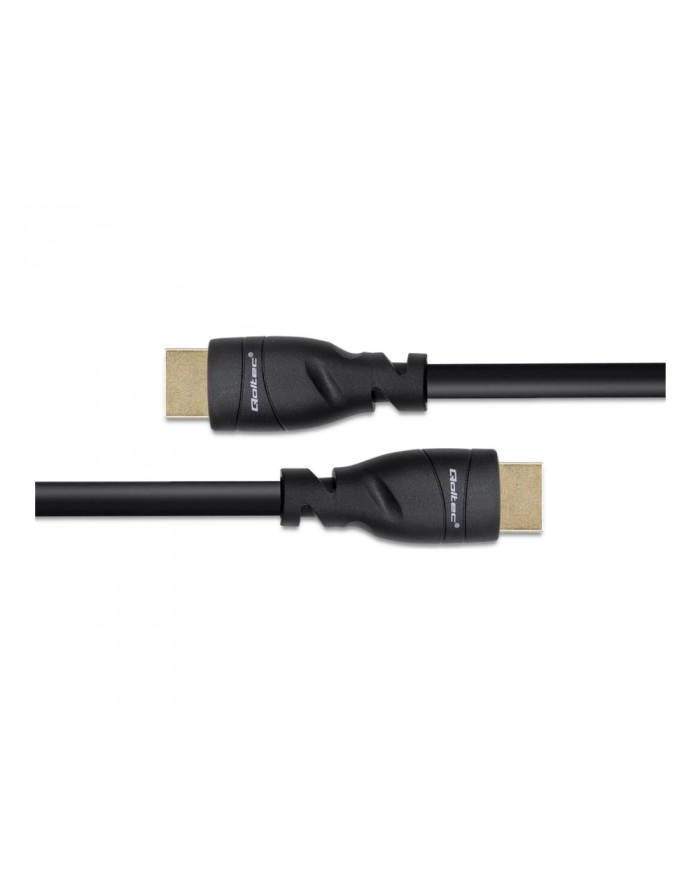 qoltec Kabel HDMI v2.1 Ultra High Speed 8K | 60Hz | 26AWG | 5m Złoty główny