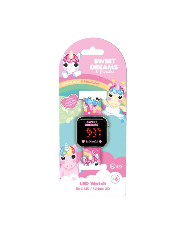Zegarek LED z kalendarzem Sweet Dreams KL11606 Kids Euroswan główny
