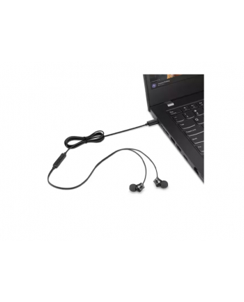 lenovo Słuchawki douszne przewodowe USB-C 4XD1J77351