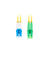 lanberg Patchcord światłowodowy sm lc/apc-lc/upc duplex 3.0mm lszh g657a1 1m żółty - nr 3