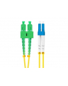 lanberg Patchcord światłowodowy sm lc/upc-sc/apc duplex 3.0mm lszh g657a1 2m żółty - nr 11
