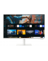 samsung Monitor 27 cali LS27CM703UUXD VA 3840x2160 UHD 16:9 1xHDMI 2x USB 2.0 1xUSB-C (65W) WiFi/BT 4ms(GTG) głośniki płaski biały SMART 2 lata d2d - nr 17