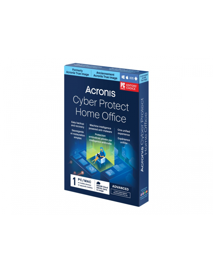 ACRONIS ESD Cyber Pczerwonyect Home Office Advanced Subscription 1 Computer + 500 GB ACRONIS Cloud Storage - 1 year subscription główny