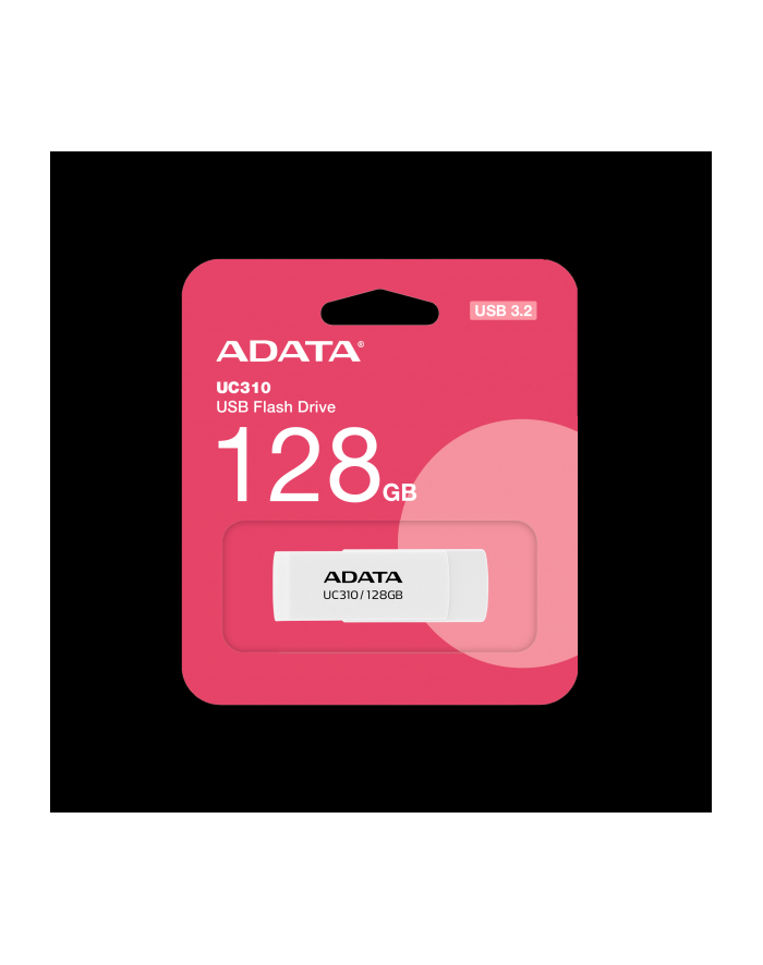 adata Pendrive UC310 128GB USB3.2 biały główny