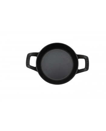 no name Okrągłe naczynie do pieczenia i zapiekania Staub - 400 ml, Czarny