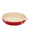 no name Okrągły półmisek ceramiczny do ciast Staub - 30 cm, Czerwony - nr 1