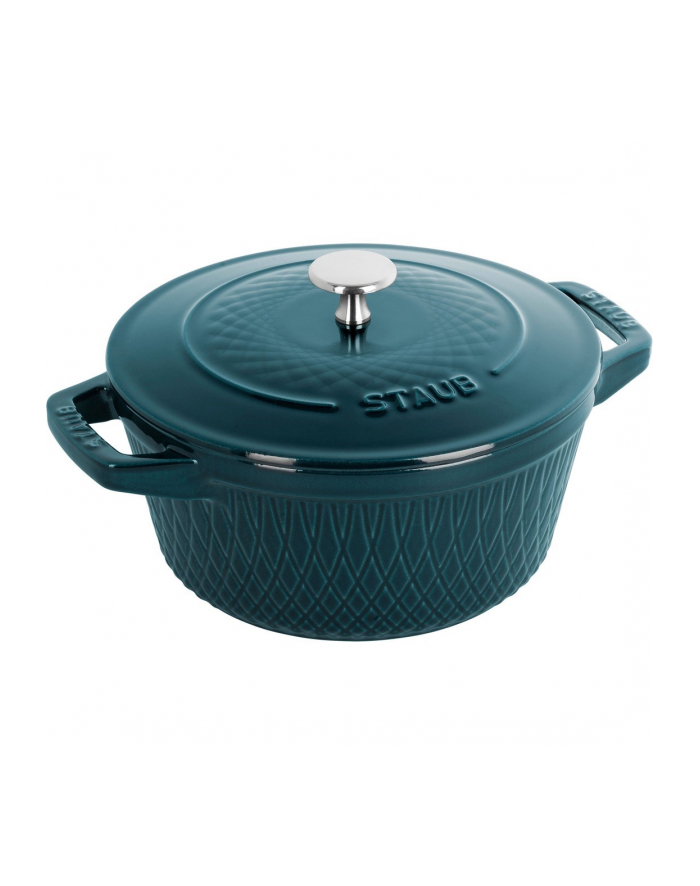 no name Garnek żeliwny okrągły Staub - 23 ltr, Morski główny