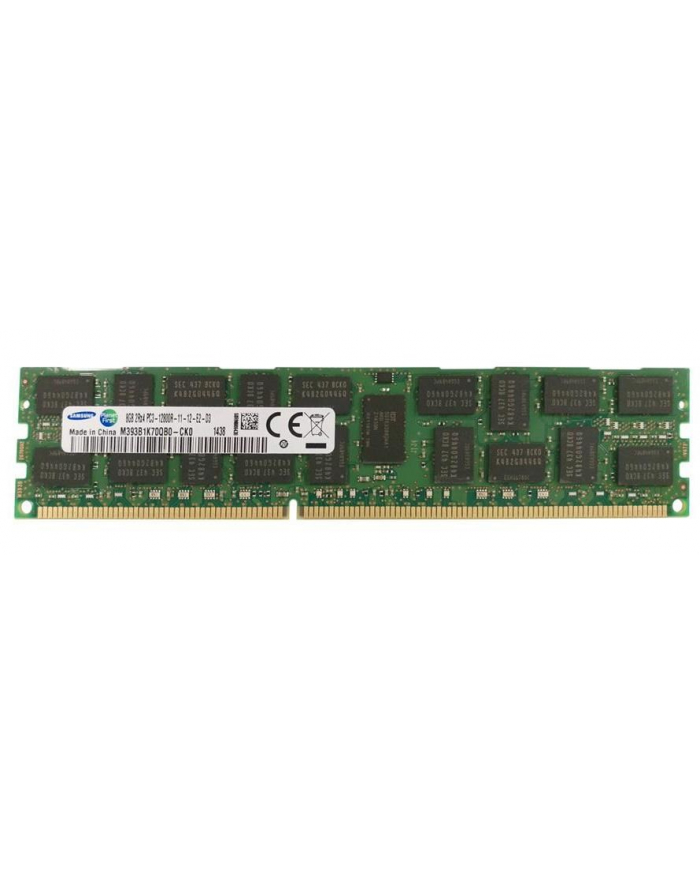 samsung semiconductor Samsung RDIMM 8GB DDR3 2Rx4 1600MHz PC3-12800 ECC REGISTERED M393B1K70QB0-CK0 główny