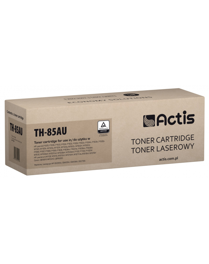 ACTIS Toner TH-85AU Uniwersalny (zamiennik HP CE285A, CE278A, CB435A, CB436A, Standard; 2100 stron; czarny) główny