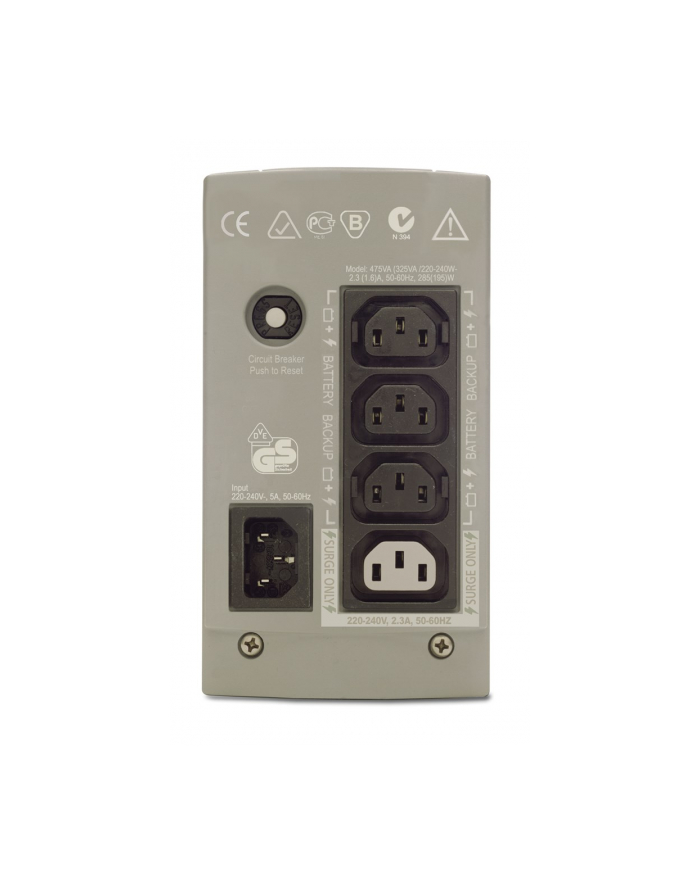 APC BACK-UPS CS 325VA 230V W/O SW główny