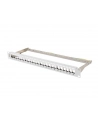 Patch panel pusty Lanberg PPKS-0924-S 24 port 1U 19'' do modułów keystone szary - nr 1
