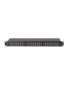 Patch panel Lanberg PPS6-1048-B 48 port 1U 19'' kat.6 FTP ekranowany czarny - nr 2