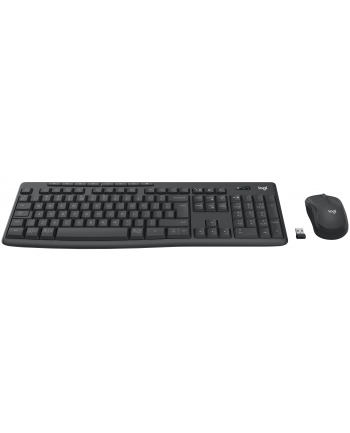 Zestaw bezprzewodowy klawiatura + mysz Logitech MK370 Combo for Business grafitowy