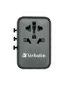 Adapter podróżny Verbatim UTA-05 GaN III globalny-globalny 2xUSB 2xUSB-C PD QC 4+ - nr 24