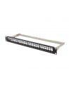 Patch panel pusty Lanberg PPKS-0924-B 24 port 1U 19'' do modułów keystone czarny - nr 5