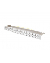 Patch panel pusty Lanberg PPKS-1248-S 24 port 1U 19'' do modułów keystone szary - nr 5