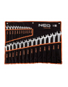 Klucze płasko-oczkowe Neo Tools 6-32 mm, zestaw 26 sztuk - nr 2