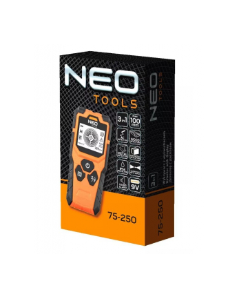 Wykrywacz z wyświetlaczem Neo Tools 3 w 1