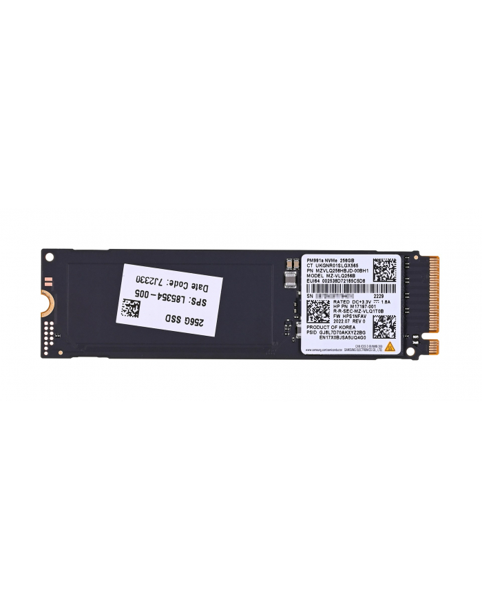 Dysk SSD Samsung PM991a MZVLQ256HBJD 256GB NVMe główny