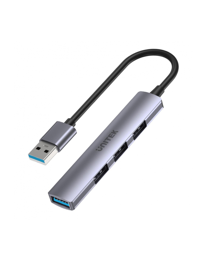 UNITEK HUB USB-A 1XUSB-A 5 GBPS, 3XUSB-A 20 ALU główny