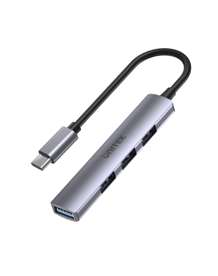 UNITEK HUB USB-C 1XUSB-A 5 GBPS, 3XUSB-A 20 ALU główny