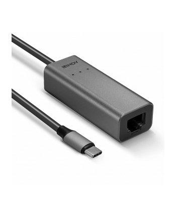 Carte Réseau Lindy USB 3.1 typ C vers RJ45 2,5 Gigabit (Gris)