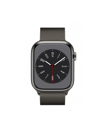 Apple Watch Series 8 Cellular Koperta 45mm Ze Stali Nierdzewnej W Kolorze Grafitowym Z Bransoletą Mediolańską Mnkx3El/A