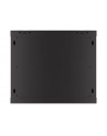 Szafa instalacyjna Lanberg rack wisząca 19'' 9U 600x450 drzwi perforowane czarna (flat pack) - nr 21