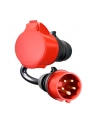 go-e adapter for Gemini flex 22 kW, CEE red three-phase current 32A > CEE red 16A (Kolor: CZARNY, 30cm) - nr 5