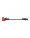 go-e adapter for Gemini flex 11 kW, CEE red three-phase current 16A > CEE blue 16A (Kolor: CZARNY, 30cm) - nr 2