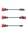 go-e adapter set for Gemini flex 11 kW, 3-piece set (Kolor: CZARNY, 30cm) - nr 1
