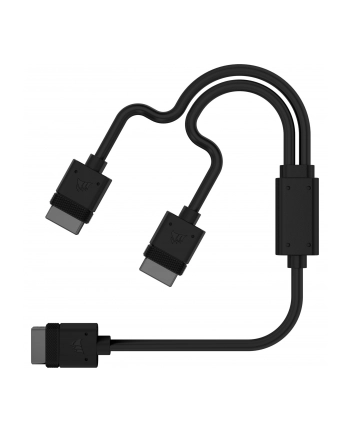 Corsair iCUE LINK Y-cable, 600mm, straight (Kolor: CZARNY, 1 piece)