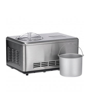 Severin 2-in-1 ice cream maker EZ 7406, with yoghurt function (stainless steel (brushed), 180 watts)