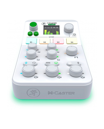MACKIE M-Caster Studio, mixer (Kolor: BIAŁY, 3.5 mm jack, USB-C, Bluetooth)