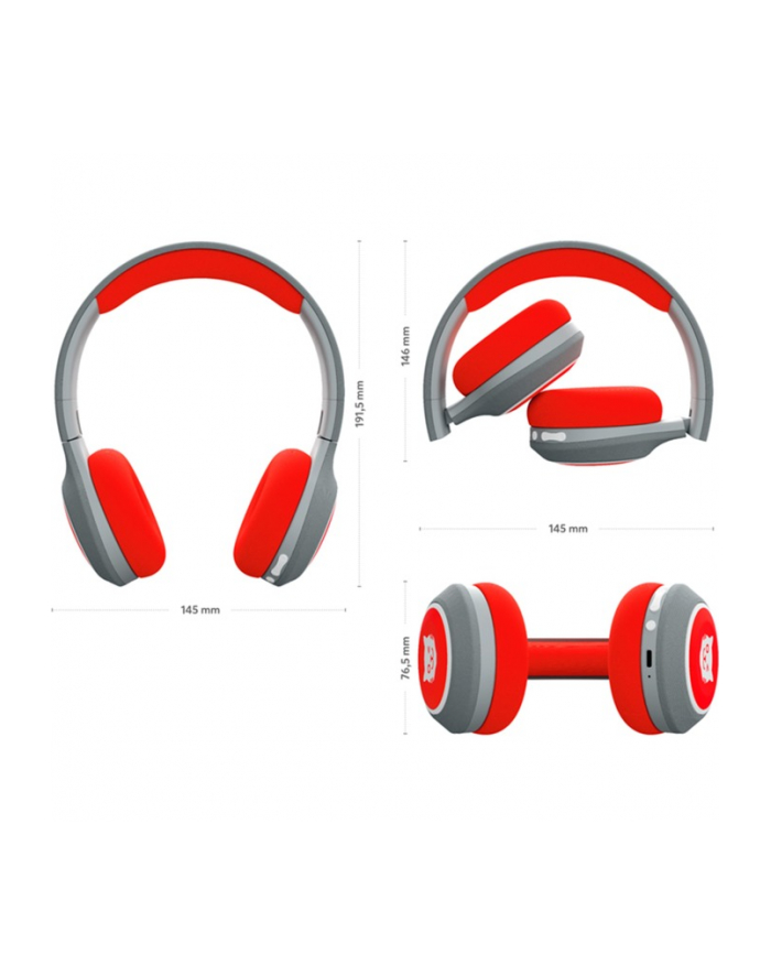 Tigermedia tigerbuddies, headphones (red, USB-C, Bluetooth) główny