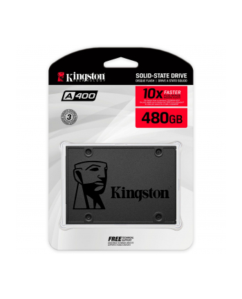 Kingston A400 480GB 10s (SATA 6Gb/s - 2.5 form factor)