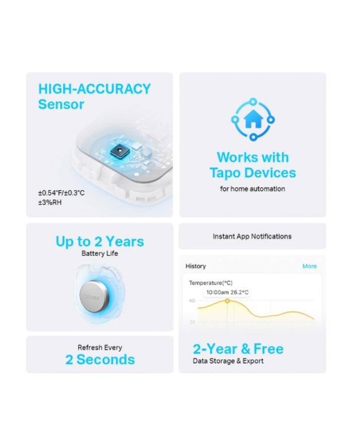 TP-Link Tapo T310 Smart Temperature ' Humidity Sensor główny