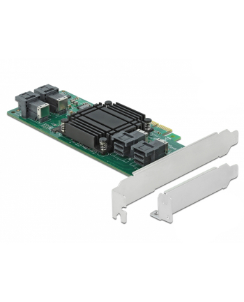 DeLOCK PCI Express x8 card for 4 x internal SFF-8643 NVMe LP, controller