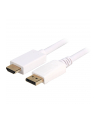 Sharkoon adapter cable Displayport 1.2 > HDMI 4K (Kolor: BIAŁY, 3 meters) - nr 2