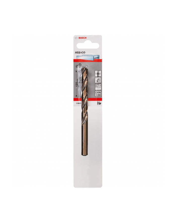 bosch powertools Bosch metal twist drill HSS-Co, 9mm (working length 81mm) główny