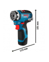 bosch powertools Bosch Cordless Drill GSR 12V-35 FC Professional, 12V (blue/Kolor: CZARNY, 2x Li-Ion battery 3.0Ah, with FlexiClick attachments, L-BOXX) - nr 3