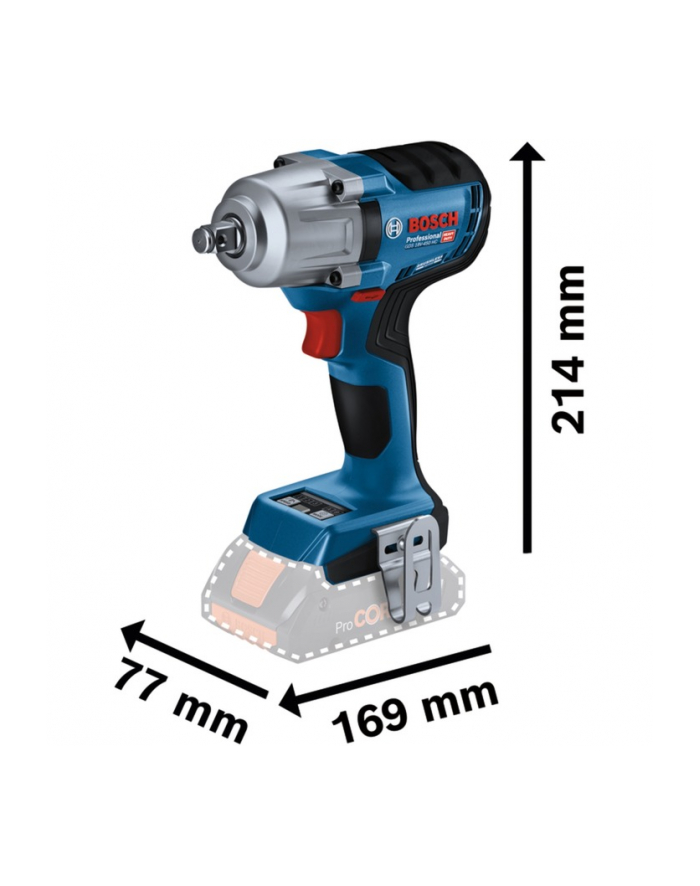 bosch powertools Bosch Cordless Impact Wrench GDS 18V-450 HC Professional solo, 18V (blue/Kolor: CZARNY, Bluetooth module, without battery and charger, in L-BOXX) główny