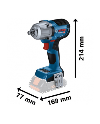 bosch powertools Bosch Cordless Impact Wrench GDS 18V-450 HC Professional solo, 18V (blue/Kolor: CZARNY, Bluetooth module, without battery and charger, in L-BOXX)