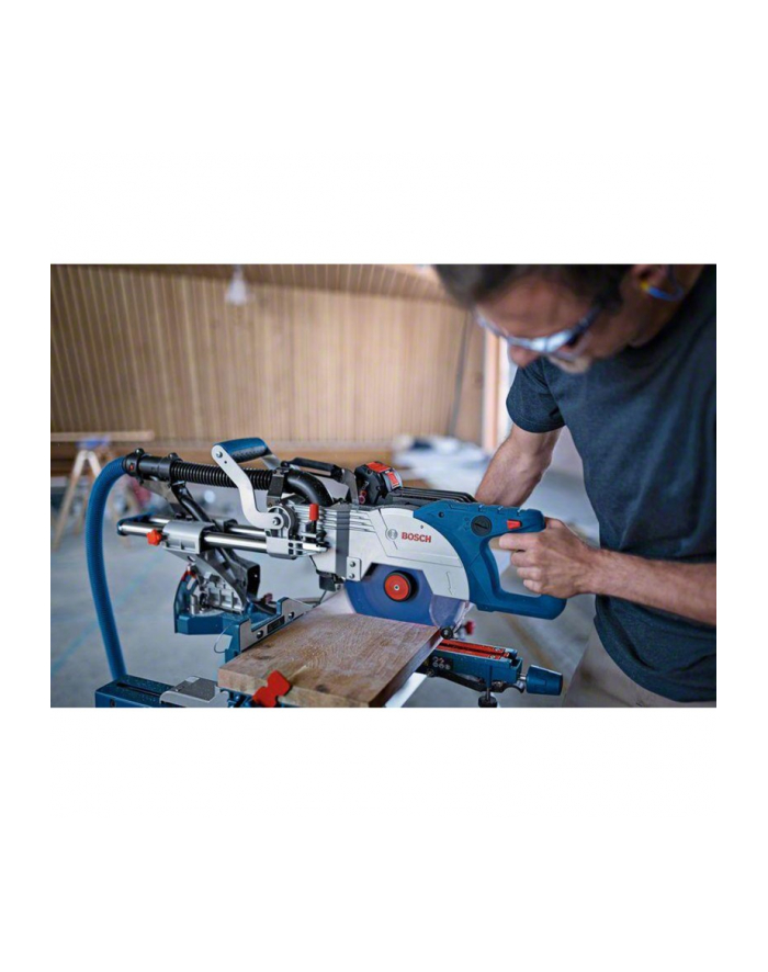 bosch powertools Bosch cordless crosscut and miter saw BITURBO GCM 18V-216 DC Professional solo (blue, Bluetooth module, without battery and charger) główny