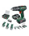 bosch powertools Bosch cordless combi drill UniversalImpact 18V + SystemBox (green/Kolor: CZARNY, Li-ion battery 1.5Ah + 2.5Ah, case + 210-piece accessories, POWER FOR ALL ALLIANCE) - nr 1