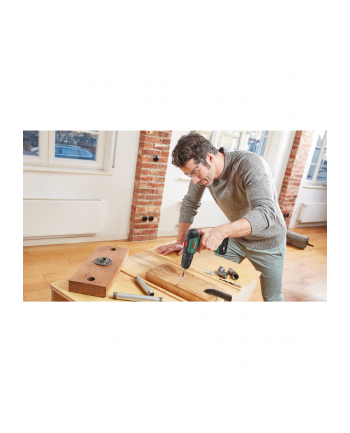 bosch powertools Bosch cordless combi drill UniversalImpact 18V + SystemBox (green/Kolor: CZARNY, Li-ion battery 1.5Ah + 2.5Ah, case + 210-piece accessories, POWER FOR ALL ALLIANCE)