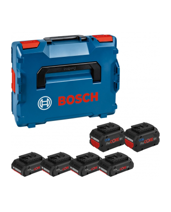 bosch powertools Bosch 4x battery ProCORE 18V 4.0Ah + 2x battery ProCORE 18V 8.0Ah Professional (blue/Kolor: CZARNY, L-BOXX, AMPShare Alliance)