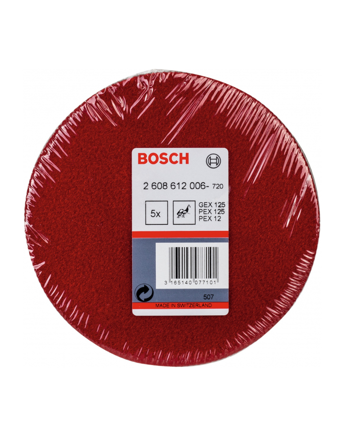 bosch powertools Bosch felt polishing disc soft / fine, 128mm (5 pieces, for eccentric sanders) główny