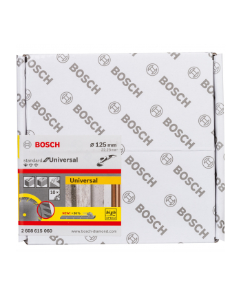 bosch powertools Bosch diamond cutting disc Standard for Universal, 125mm (10 pieces, bore 22.23mm)